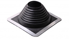 Манжета кровельная прямая "Мастер Флеш" PRO № 5 (102-178) силикон черная