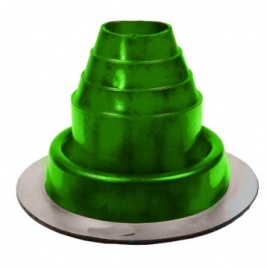 Манжета кровельная прямая "Мастер Флеш" № 2 (45-75) EPDM зеленая