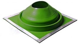 Манжета кровельная комби "Мастер Флеш" № 8 (175-330) СИЛИКОН зелёная