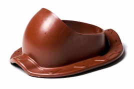 Проходной элемент "Мастер Флеш" для кровли Monterrey RAL 3009 красный