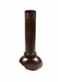 Вентиляционный выход холодный "Мастер Флеш" D 110 мм RAL 8017 коричневый