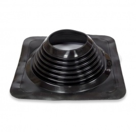 Манжета кровельная прямая "Мастер Флеш" RES № 8 (178-330) СИЛИКОН чёрная