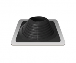 Манжета кровельная прямая "Мастер Флеш" RES №7 (153-280) СИЛИКОН черная