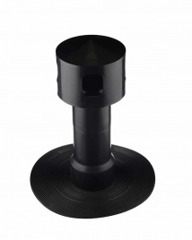 Аэратор для плоской кровли, черный 110х470