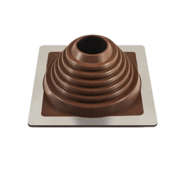 Манжета кровельная прямая "Мастер Флеш" RES №4 (76-152) СИЛИКОН коричневая