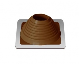 Манжета кровельная прямая "Мастер Флеш" RES №6 (127-229) СИЛИКОН коричневая