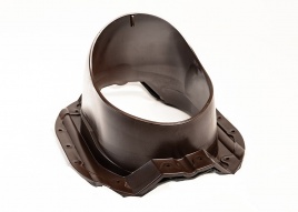 Проходной элемент "Мастер Флеш" для кровли из профиля 35 RAL 8017 коричневый