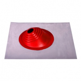 Манжета кровельная угловая "Мастер Флеш" № 1 (75-200) СИЛИКОН красная