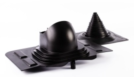 Кровельный проходной элемент "Мастер Флеш" универсальный RAL 9005 черный