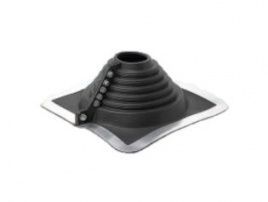 Манжета кровельная прямая разрезная "Мастер Флеш" № 4 R (75-160) EPDM черная