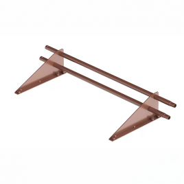 Снегозадержатель для труб Мастер Флеш-1000 (2 опоры, 2 трубы) RAL 8024