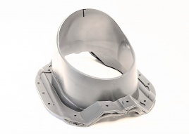 Проходной элемент "Мастер Флеш" для кровли из профиля 35 RAL 9022 серебристый