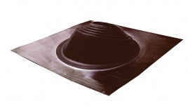 Манжета кровельная угловая "Мастер Флеш" № 3 (280-460) СИЛИКОН коричневая окрашенная (8017) +