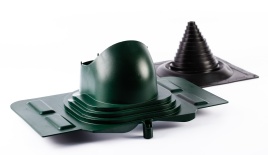 Кровельный проходной элемент "Мастер Флеш" универсальный RAL 6020 зеленый