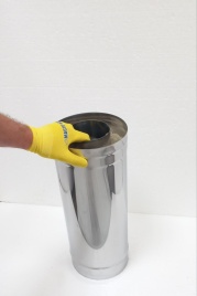 Сэндвич труба Мастер Флеш RES 0.5м d 115/200 321/430-0,5/0,5мм