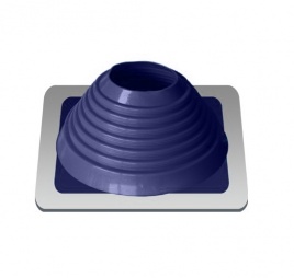 Манжета кровельная прямая "Мастер Флеш" RES №6 (127-229) СИЛИКОН синяя