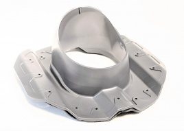 Проходной элемент "Мастер Флеш" для кровли из профиля 20 RAL 9022 серебристый