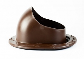 Проходной элемент "Мастер Флеш" для фальцевой кровли RAL 8017 коричневый