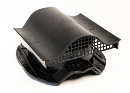 Кровельный вентиль "Мастер Флеш" для металлопрофиля НС-35, черный RAL 9005