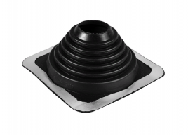 Манжета кровельная прямая "Мастер Флеш" RES №4 (76-152) СИЛИКОН черная