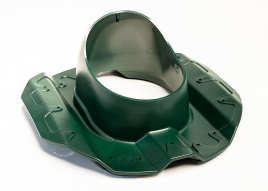 Проходной элемент "Мастер Флеш" для кровли из профиля 20 RAL 6020 зеленый