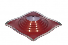 Манжета кровельная прямая "Мастер Флеш" № 9 (254-502) СИЛИКОН красная