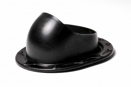 Проходной элемент "Мастер Флеш" для фальцевой кровли RAL 9005 черный