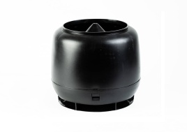 Колпак "Мастер Флеш" D 160 для вентиляции RAL 9005 черный