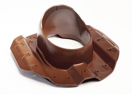 Проходной элемент "Мастер Флеш" для кровли из профиля 20 RAL 3009 красный