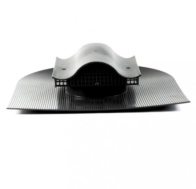 Кровельный вентиль "Мастер Флеш" для гибкой черепицы, серый RAL 7015 фото 1