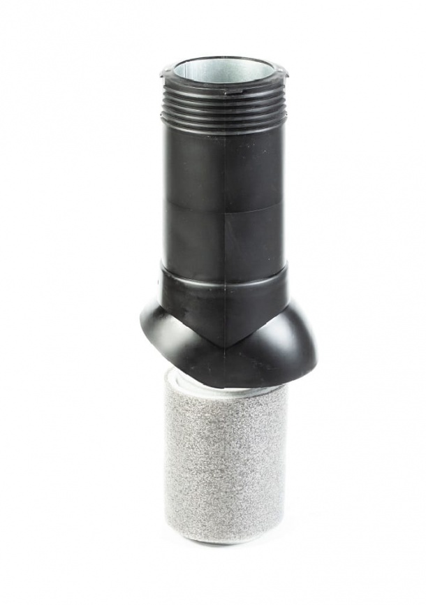 Вентиляционный выход "Мастер Флеш" D125/160 H=500 изолированный RAL 7015 графит фото 1