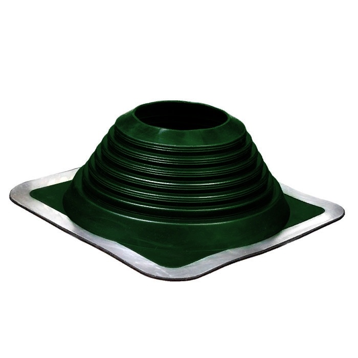 Манжета кровельная прямая "Мастер Флеш" № 6 (127-228) резина зеленая фото 1