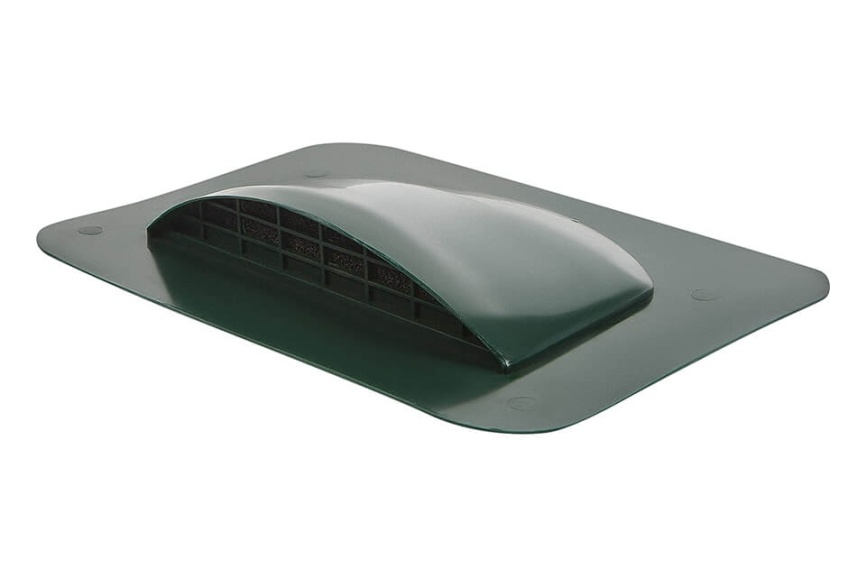 Аэратор "Мастер Флеш" компакт для скатной кровли из гибкой черепицы, зеленый RAL 6020 фото 1