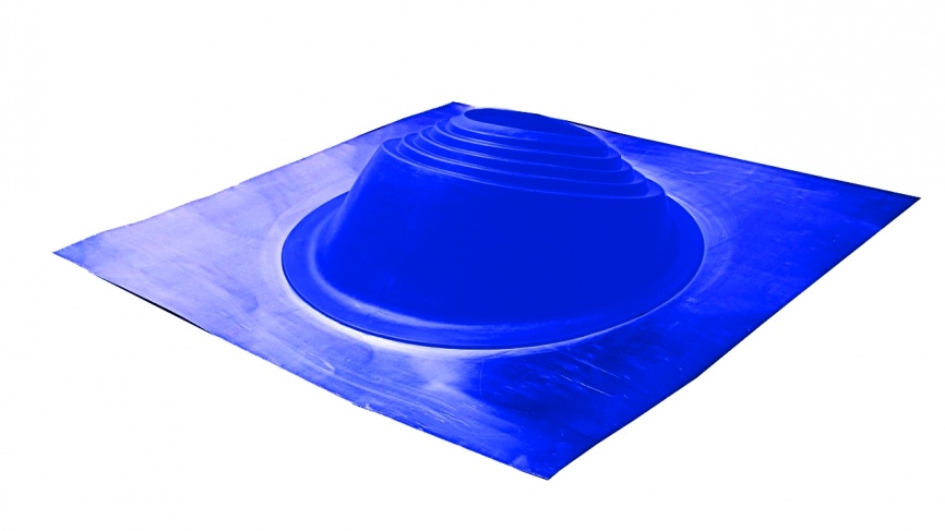 Манжета кровельная угловая "Мастер Флеш" № 3 (280-460) EPDM синяя окрашенная (5005) + фото 1