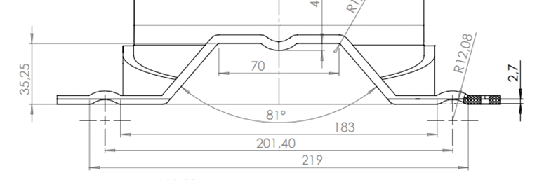 Проходной элемент "Мастер Флеш" для кровли из профиля 35 RAL 6020 зелёный фото 2