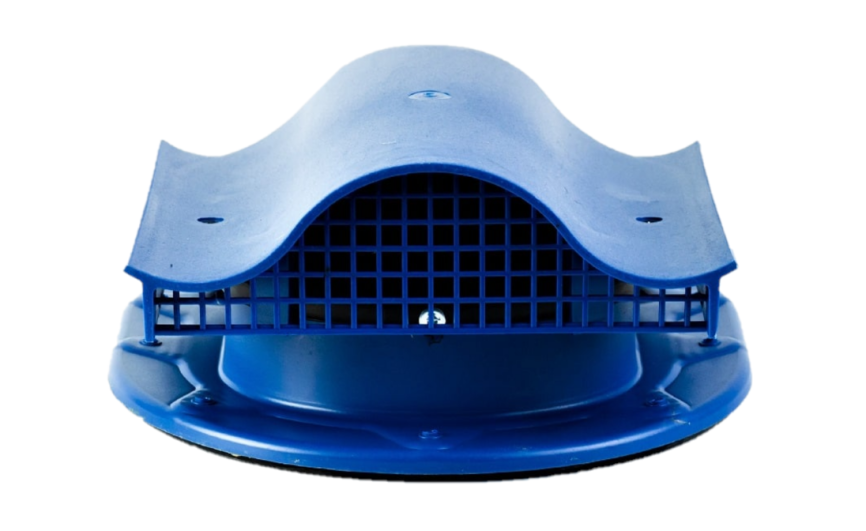 Кровельный вентиль "Мастер Флеш" для фальцевой кровли, синий RAL 5005 фото 1