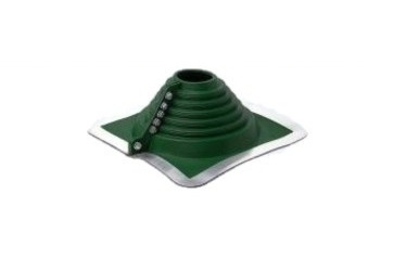 Манжета кровельная прямая "Мастер Флеш" № 4 R (75-160) EPDM зелёная фото 1