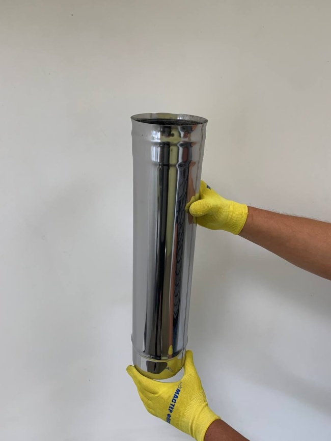 Труба "Мастер Флеш" 0,5 м d 100 430/0,8мм фото 1