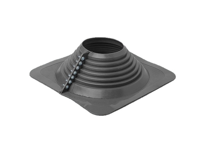 Манжета кровельная прямая "Мастер Флеш" № 8 R (178-330) EPDM черная фото 1