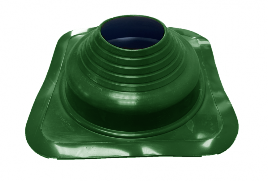 Манжета кровельная комби "Мастер Флеш" RES №40 (110-170) СИЛИКОН зелёная фото 1