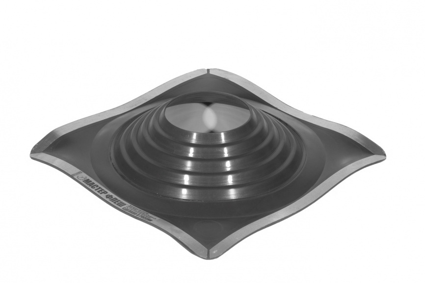 Манжета кровельная прямая № 9 "Мастер Флеш" (254-502) СИЛИКОН черная фото 1