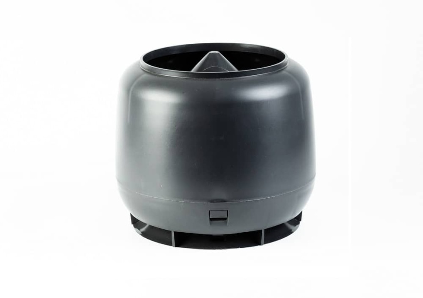 Колпак "Мастер Флеш" D 160 для вентиляции RAL 7015 графит фото 1