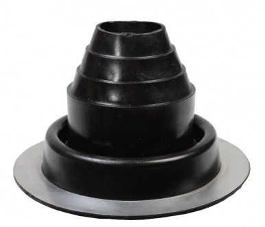 Манжета кровельная прямая "Мастер флеш" № 2 (45-75) EPDM черная фото 1