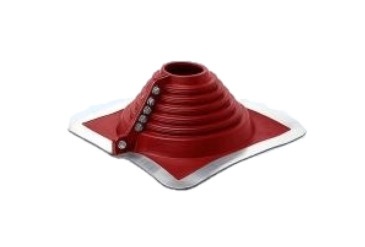 Манжета кровельная прямая "Мастер Флеш" № 4 R (75-160) EPDM красная фото 1