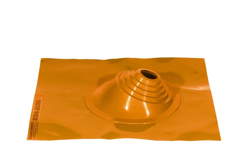 Манжета кровельная  угловая "Мастер Флеш" № 1 (75-200) EPDM терракот окрашенная (8004) фото 1