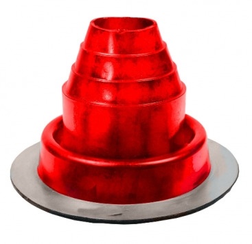 Манжета кровельная прямая "Мастер Флеш" № 2 (45-75) EPDM красная фото 1