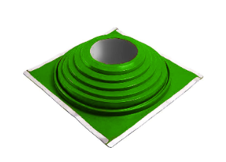 Манжета кровельная комби "Мастер Флеш" № 11 (585-1000) EPDMп зеленая фото 1