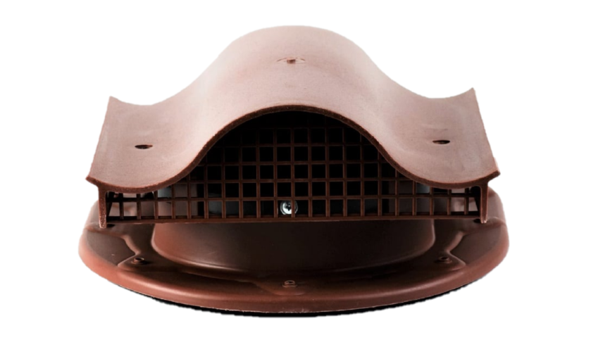 Кровельный вентиль "Мастер Флеш" для фальцевой кровли, красный RAL 3009 фото 1