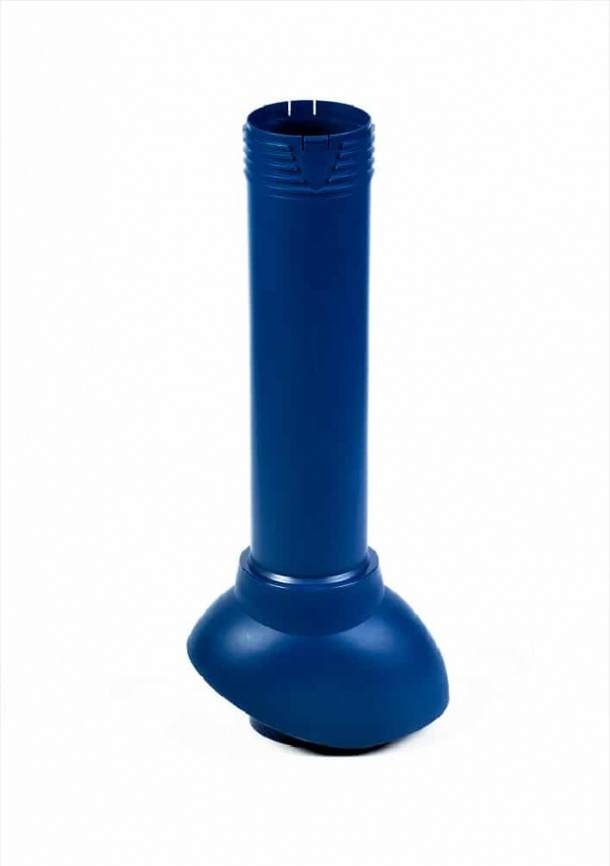 Вентиляционный выход холодный "Мастер Флеш" D 110 мм RAL 5005 синий фото 1