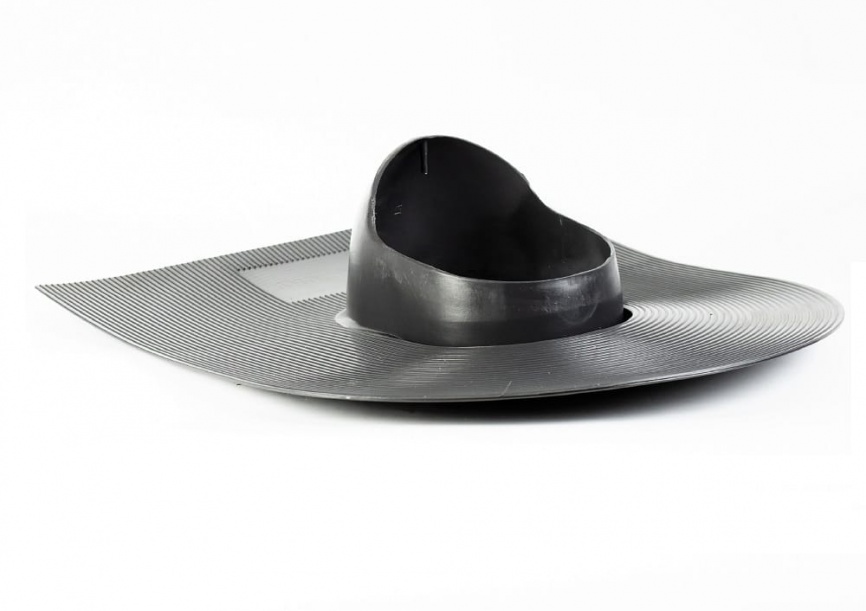 Проходной элемент "Мастер Флеш" для битумной кровли RAL 7015 графит фото 1